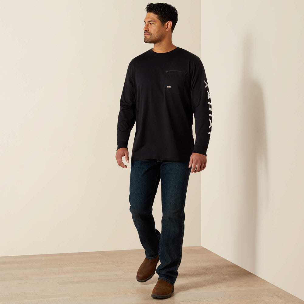 Ariat Rebar Workman Bolt Skull T-Shirt Men