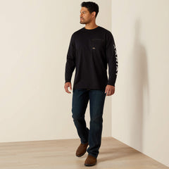 Ariat Rebar Workman Bolt Skull T-Shirt Men
