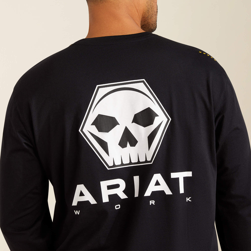 Ariat Rebar Workman Bolt Skull T-Shirt Men