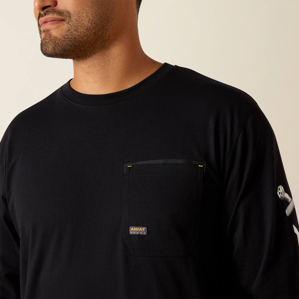 Ariat Rebar Workman Bolt Skull T-Shirt Men