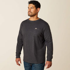 Ariat Rebar Cotton Strong Standard Logo Pocket T-Shirt Men