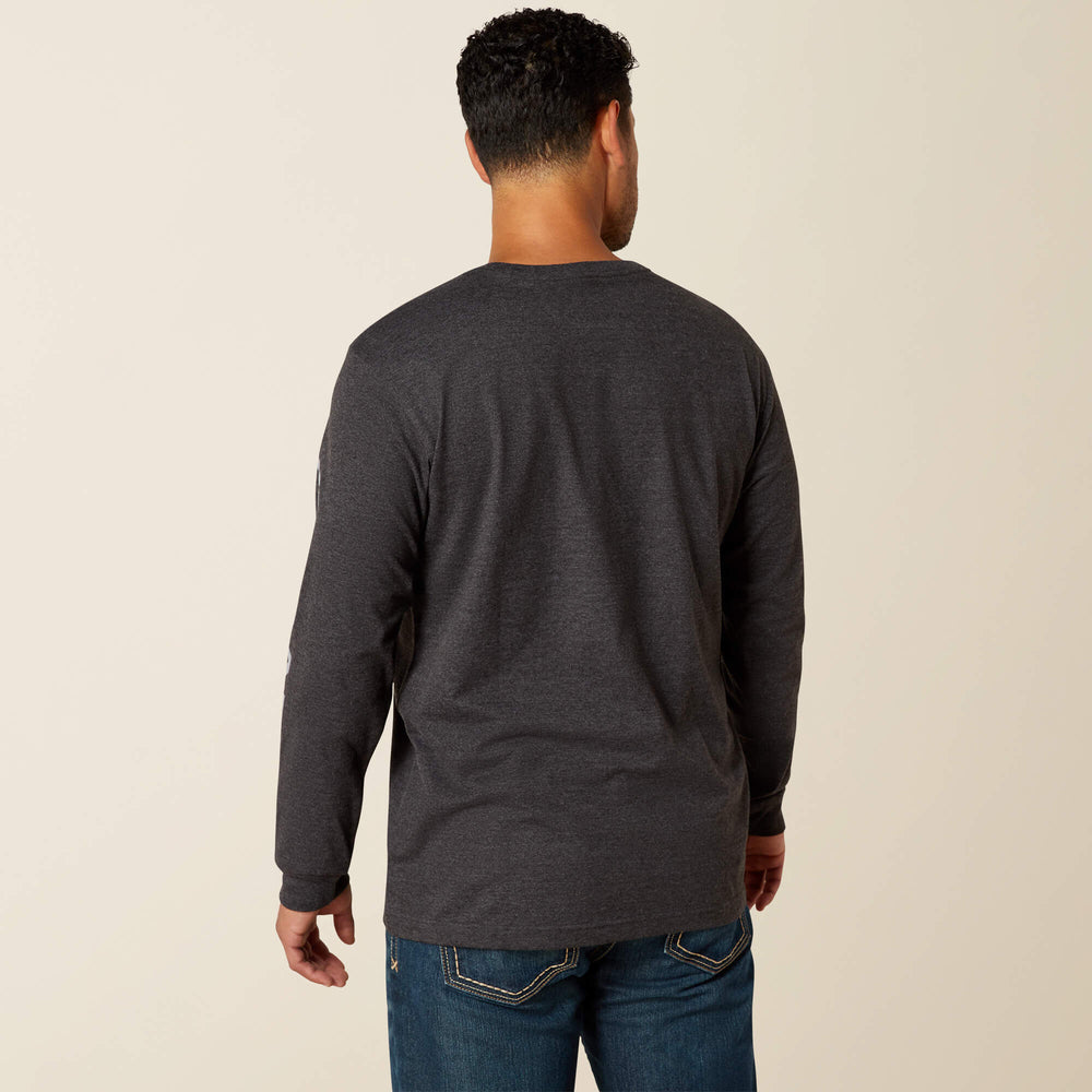 Ariat Rebar Cotton Strong Standard Logo Pocket T-Shirt Men