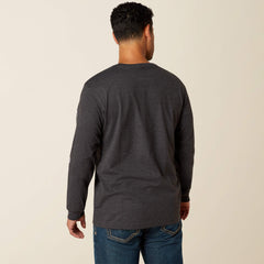 Ariat Rebar Cotton Strong Standard Logo Pocket T-Shirt Men