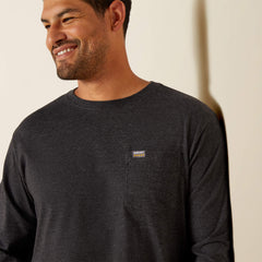 Ariat Rebar Cotton Strong Standard Logo Pocket T-Shirt Men