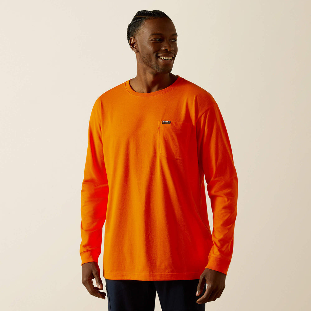 Ariat Rebar Cotton Strong Standard Pocket T-Shirt Men