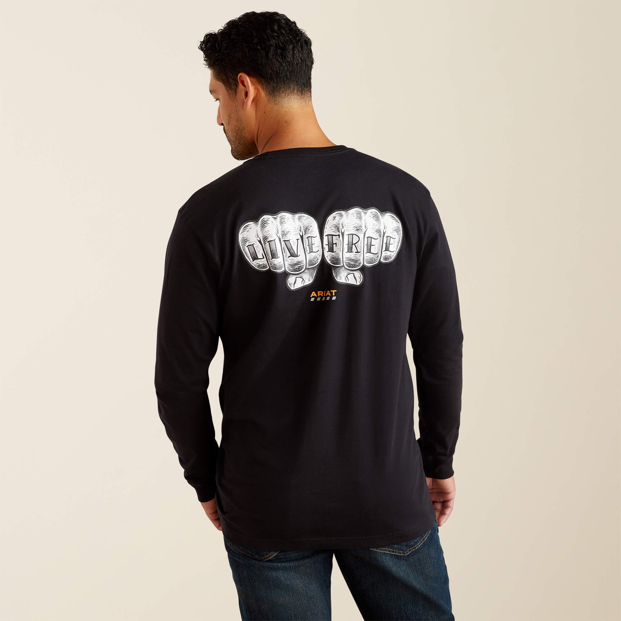 Ariat Rebar Cotton Strong Bare Knuckle T-Shirt Men