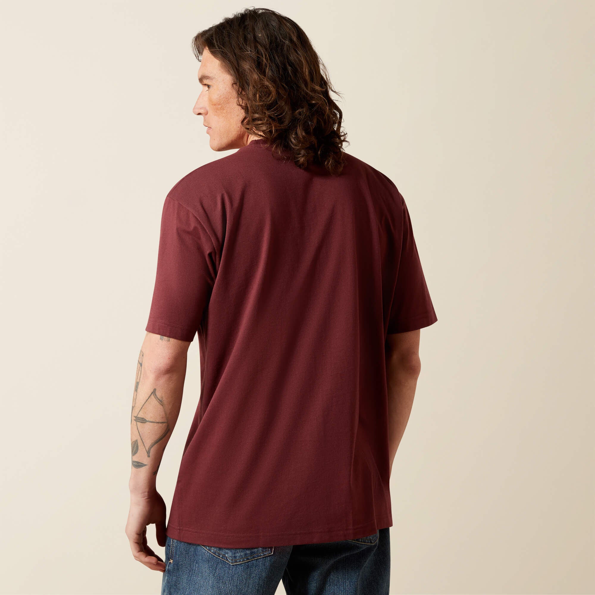 Ariat Rebar Cotton Strong Standard Pocket T-Shirt Men