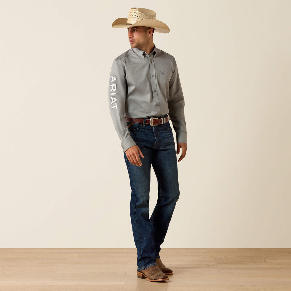 Ariat Team Logo Lightweight Twill Fitted Shirt Men