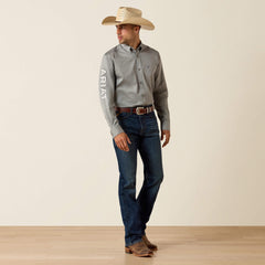 Ariat Team Logo Lightweight Twill Fitted Shirt Men