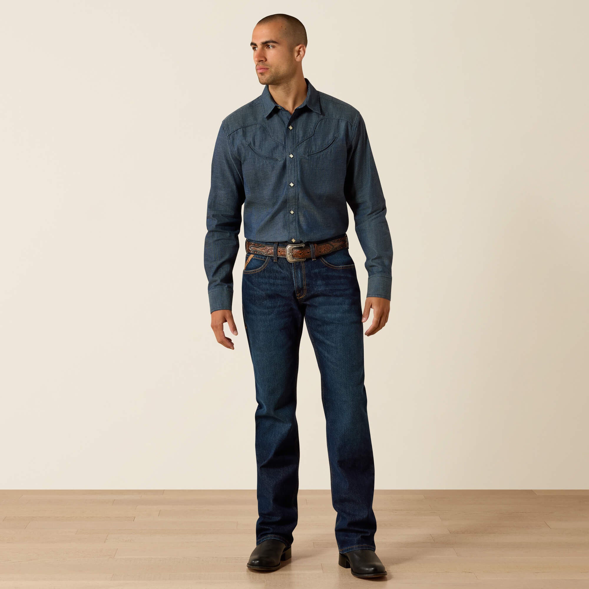 Ariat Retro Harlan Fitted Snap Shirt Men