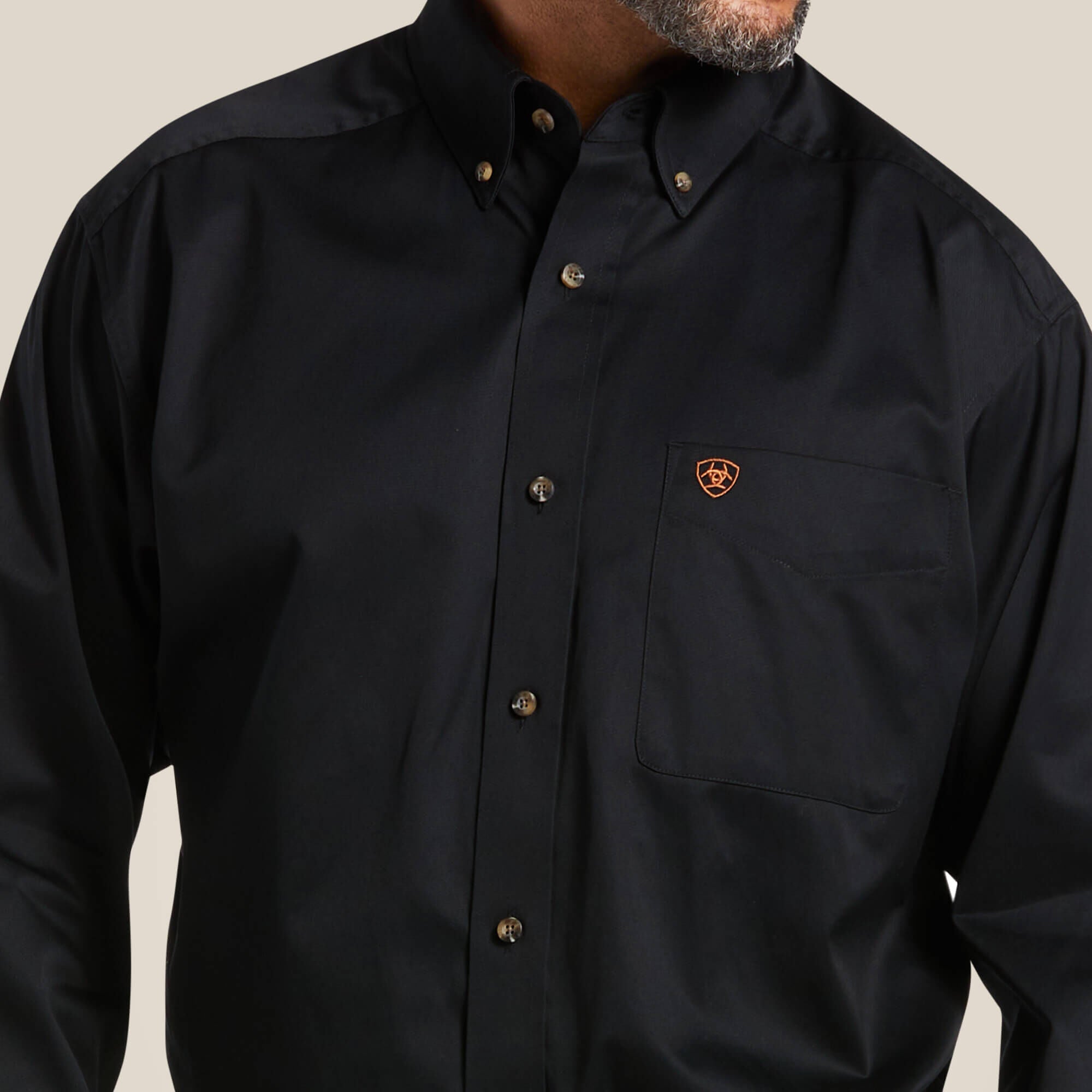 Ariat Solid Twill Classic Fit Shirt Men