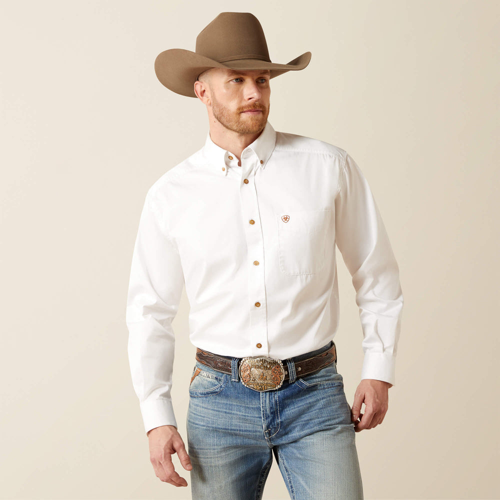 Ariat Solid Twill Classic Fit Shirt Men