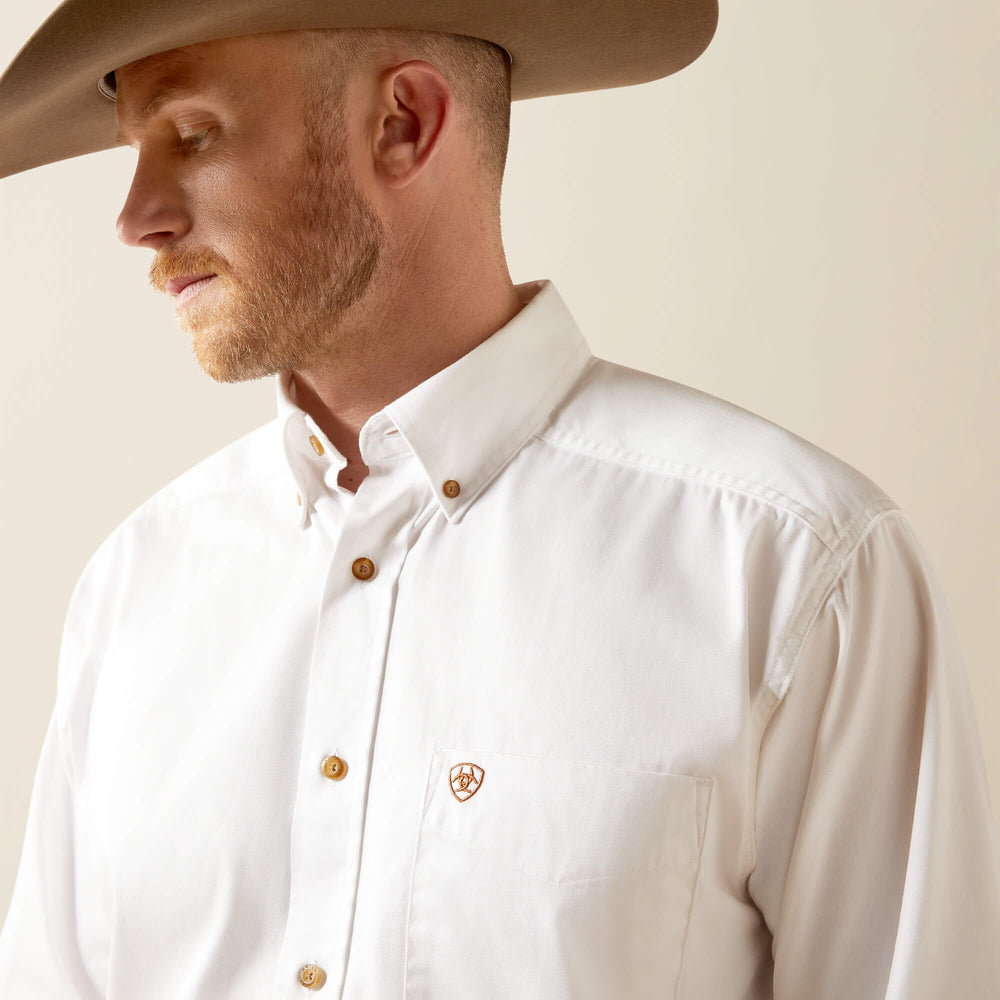 Ariat Solid Twill Classic Fit Shirt Men