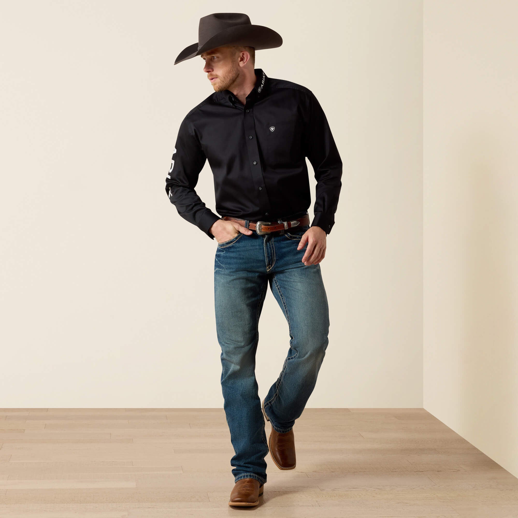 Ariat Team Logo Twill Classic Fit Shirt Men