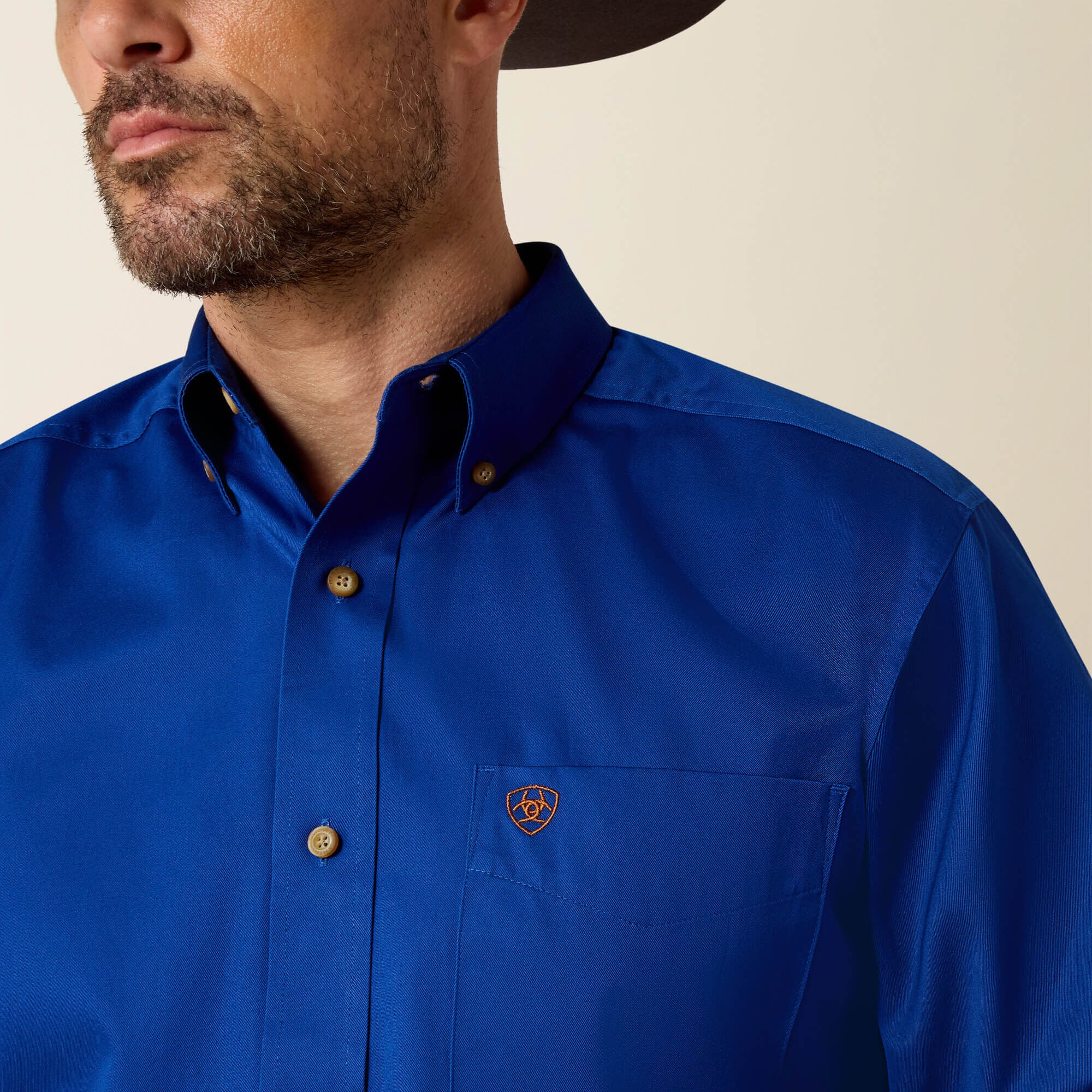 Ariat Solid Twill Classic Fit Shirt Men