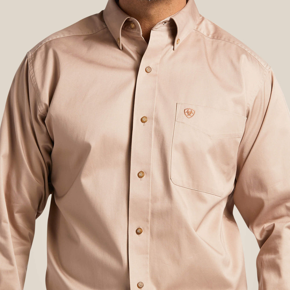 Ariat Solid Twill Classic Fit Shirt Men