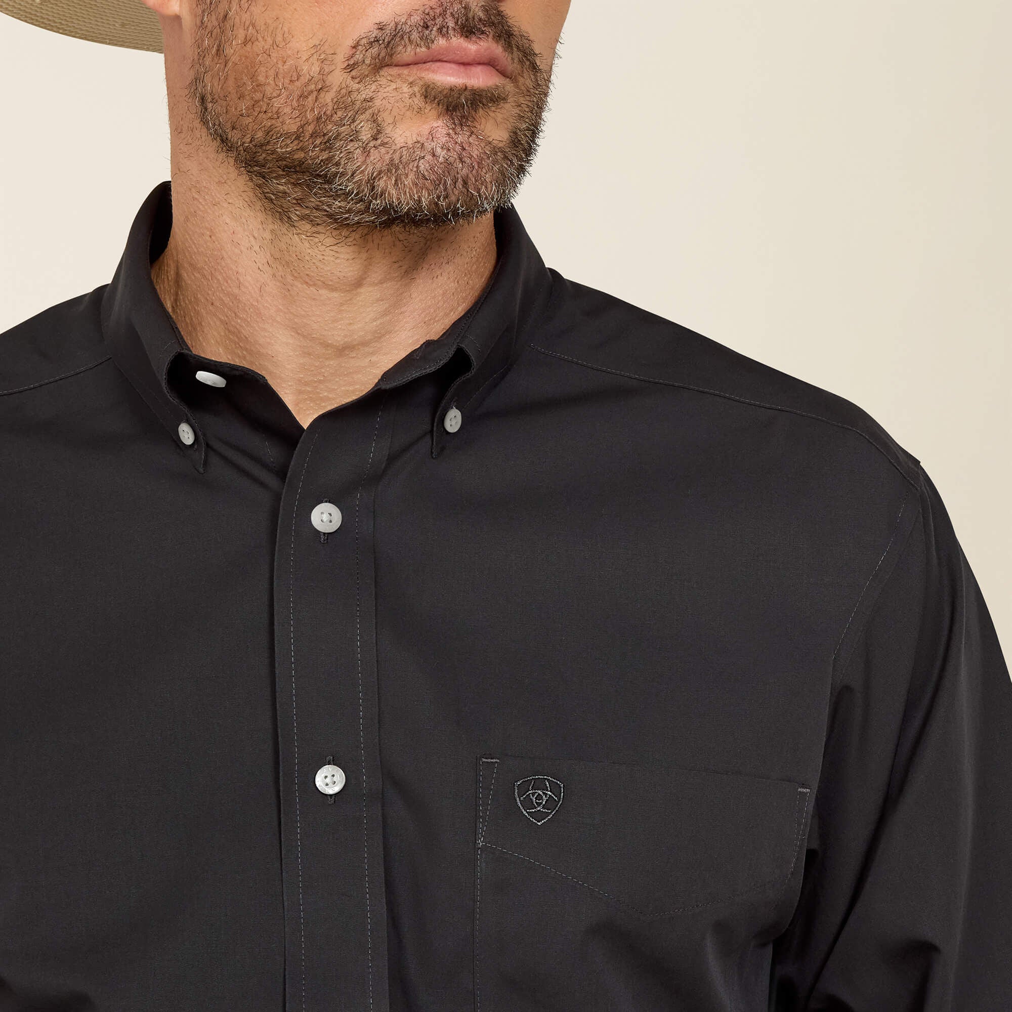 Ariat Wrinkle Free Solid Classic Fit Shirt Men