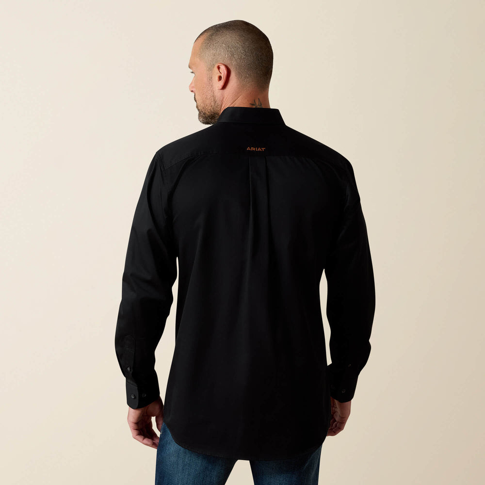 Ariat Solid Twill Fitted Shirt Men