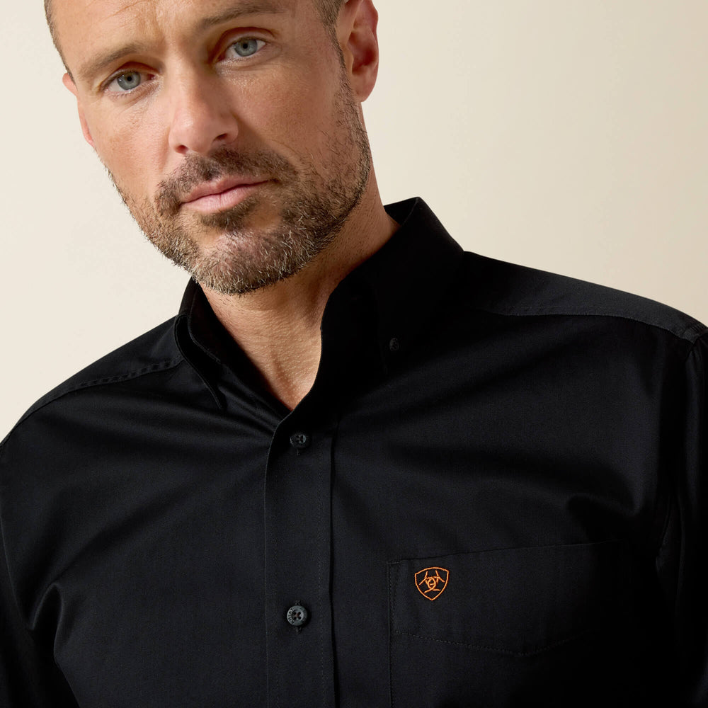 Ariat Solid Twill Fitted Shirt Men