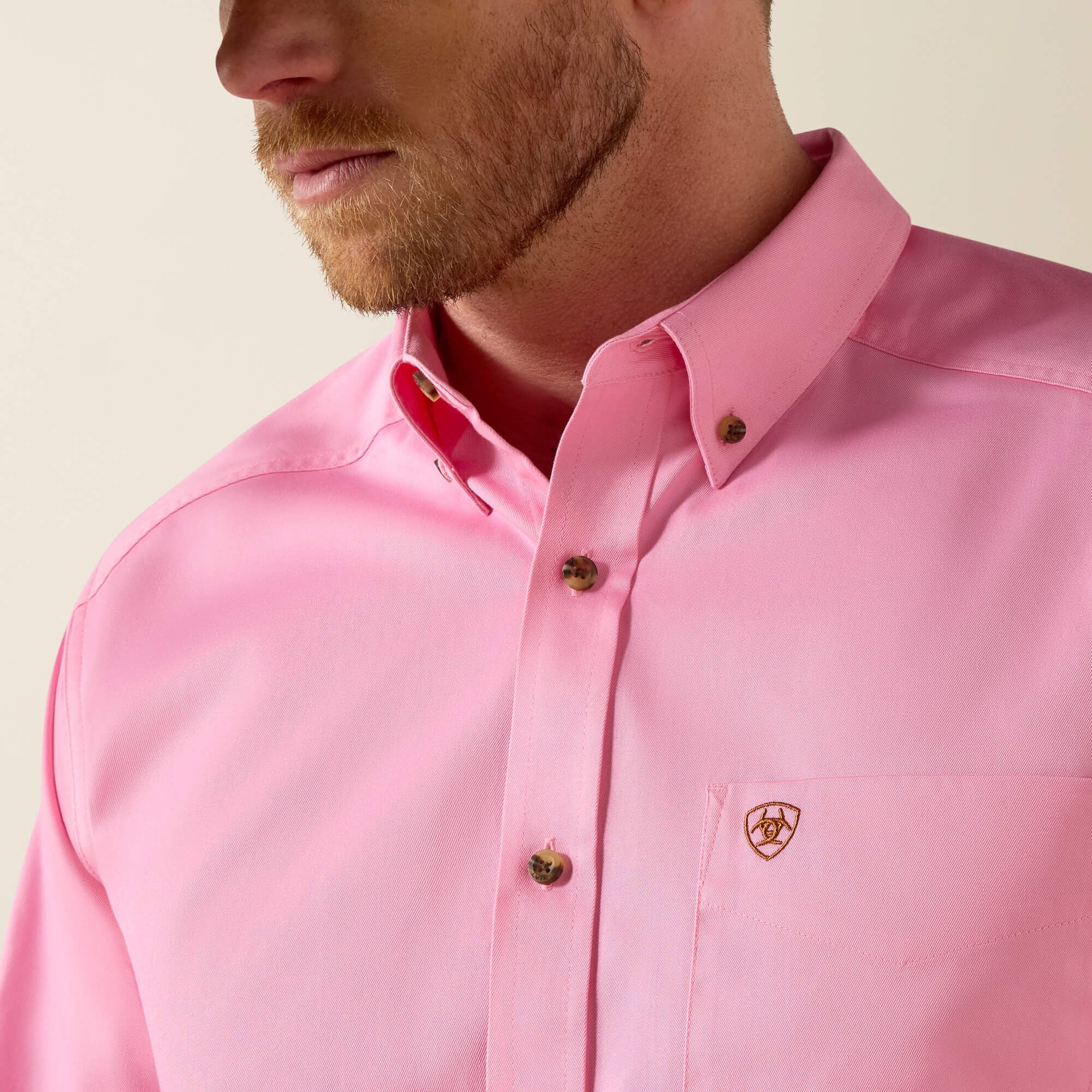 Ariat Solid Twill Classic Fit Shirt Men