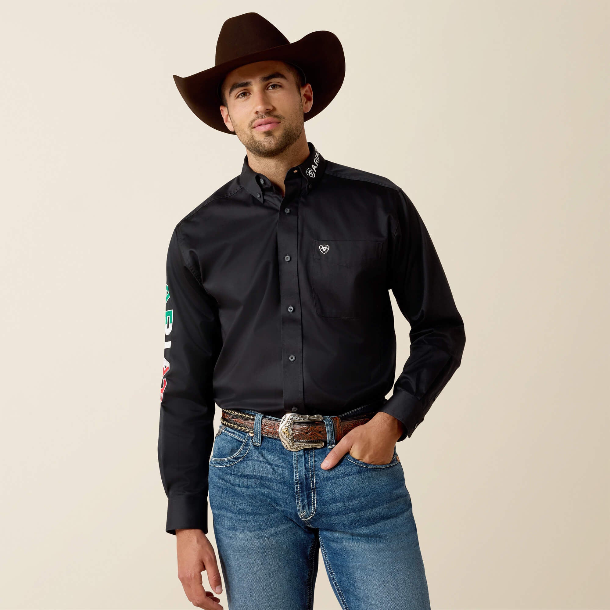 Ariat Team Logo Twill Classic Fit Shirt Men
