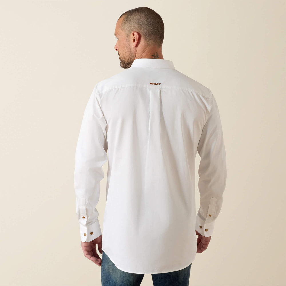 Ariat Solid Twill Fitted Shirt Men