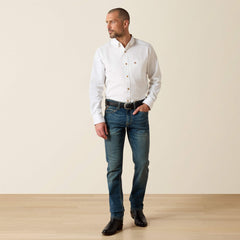 Ariat Solid Twill Fitted Shirt Men
