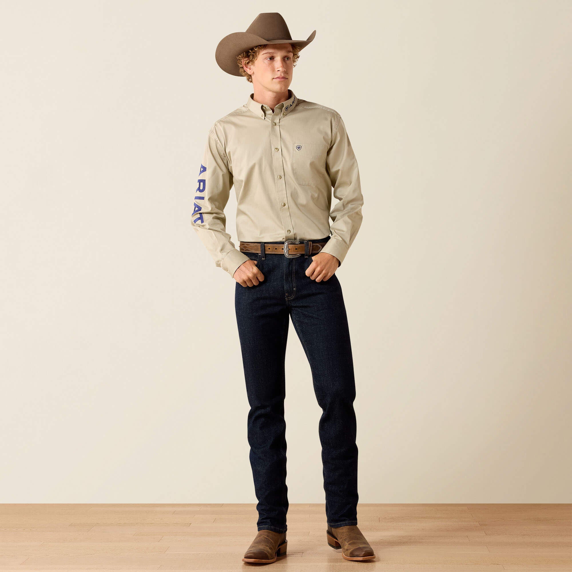 Ariat Team Logo Lightweight Twill Classic Fit Shirt Men