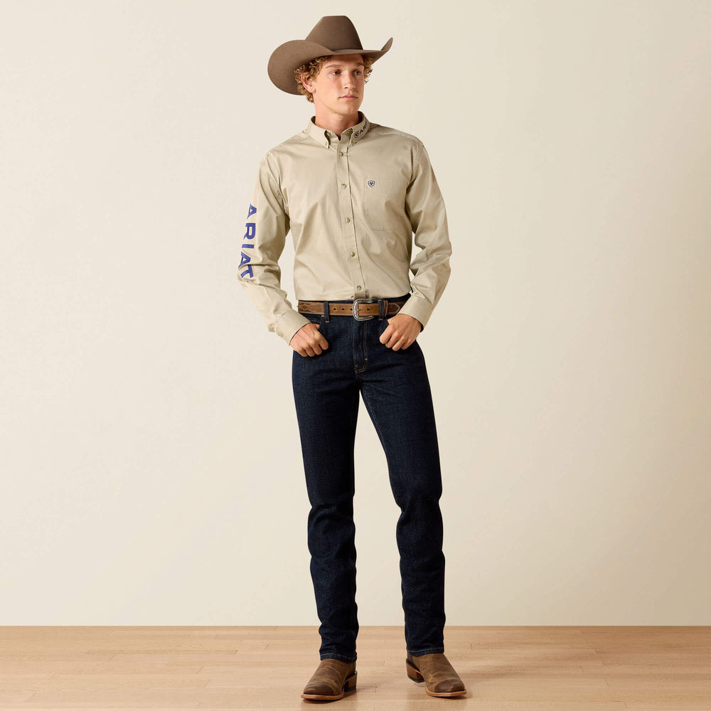 Ariat Team Logo Lightweight Twill Classic Fit Shirt Men