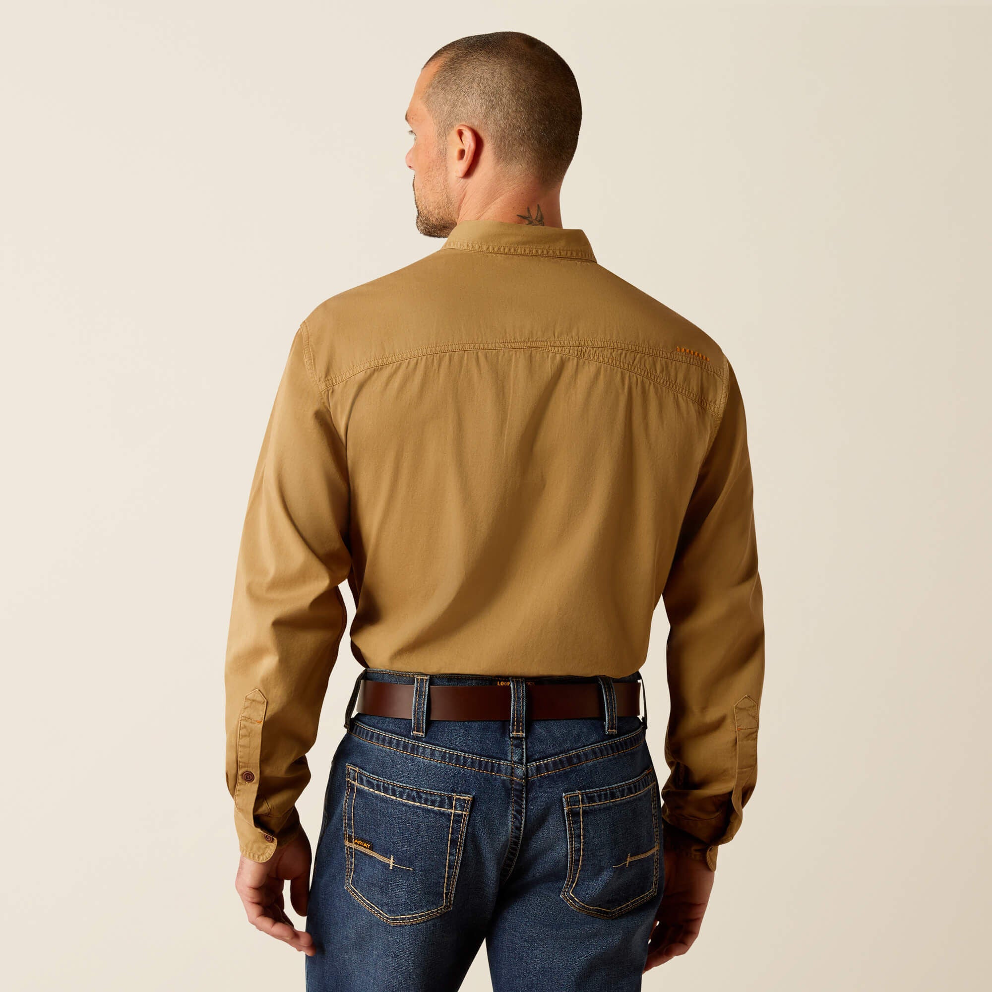 Ariat Rebar Washed Twill Work Shirt Men