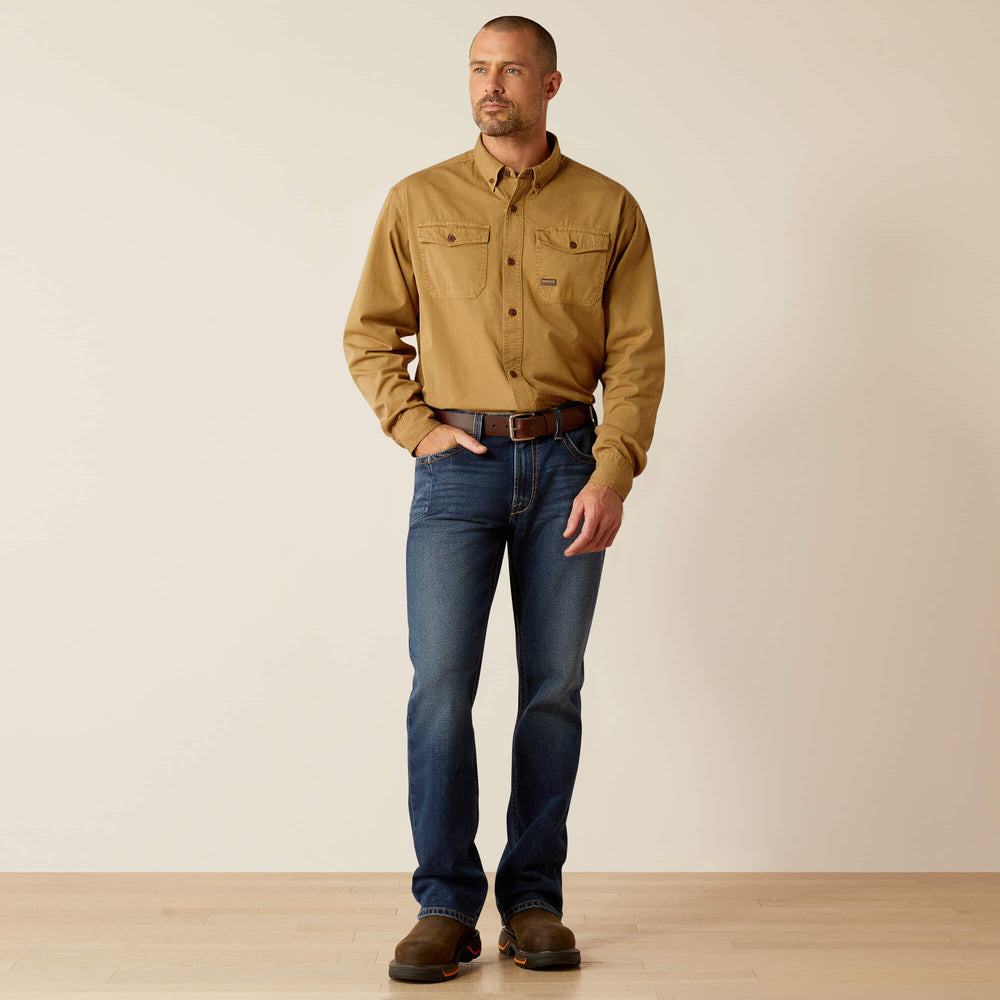 Ariat Rebar Washed Twill Work Shirt Men
