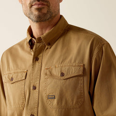 Ariat Rebar Washed Twill Work Shirt Men