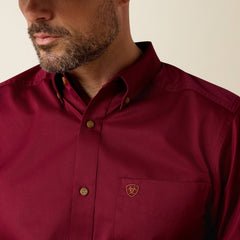 Ariat Solid Twill Fitted Shirt Men