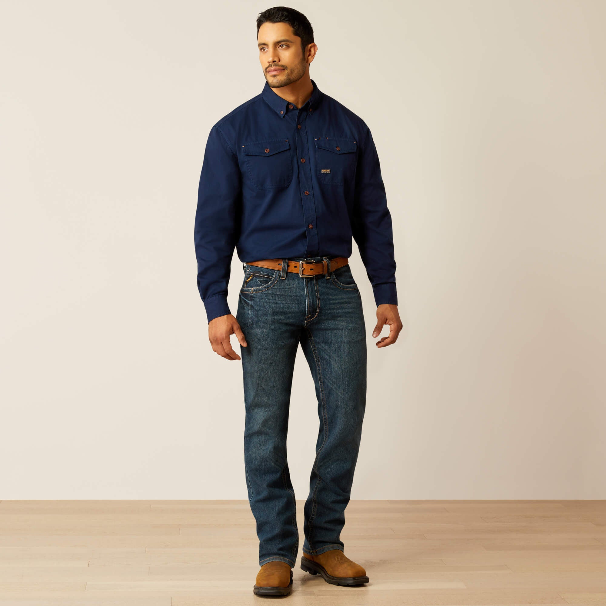 Ariat Rebar Washed Twill Work Shirt Men