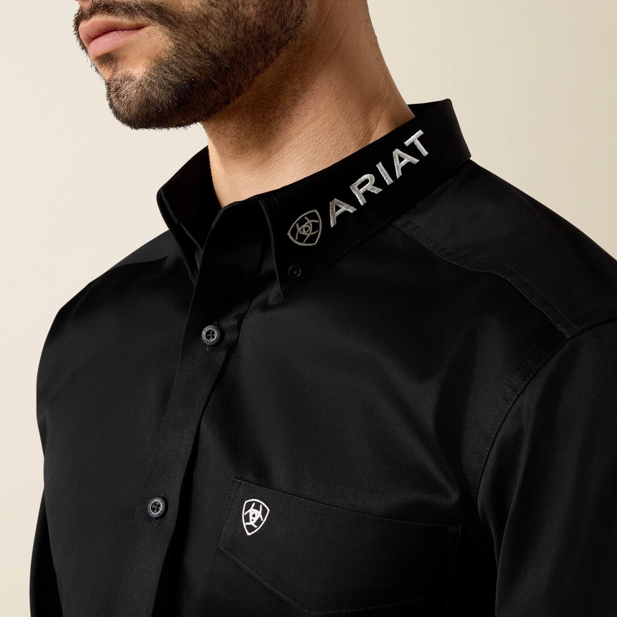 Ariat Team Logo Twill Fitted Shirt Men