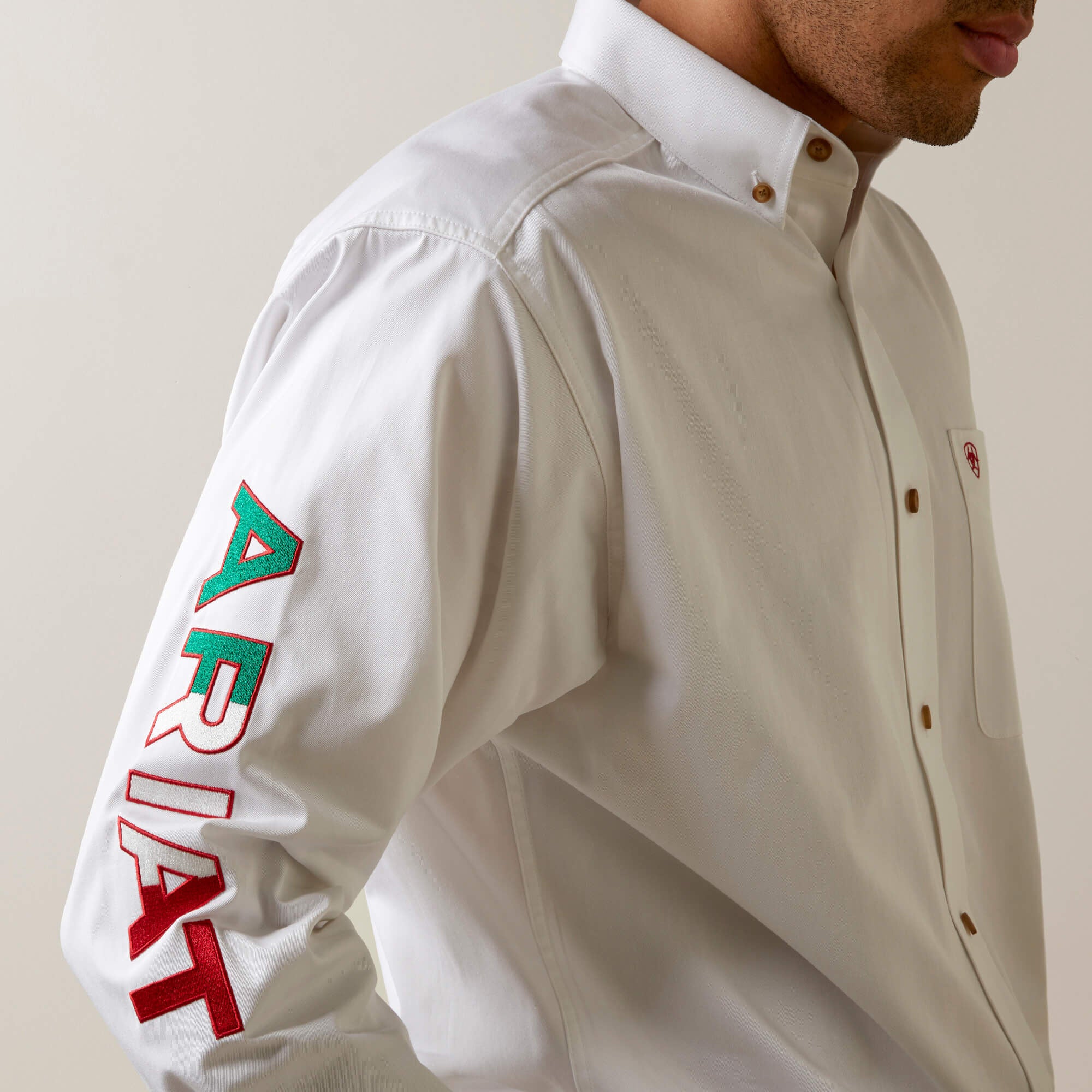 Ariat Team Logo Twill Classic Fit Shirt Men