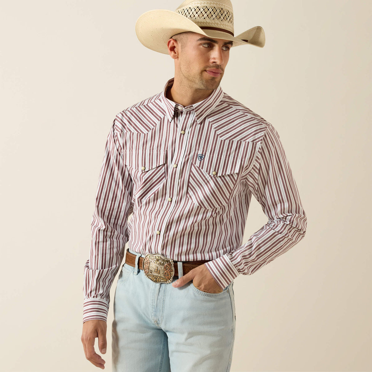 Ariat Pro Series Trae Fitted Snap Shirt Men