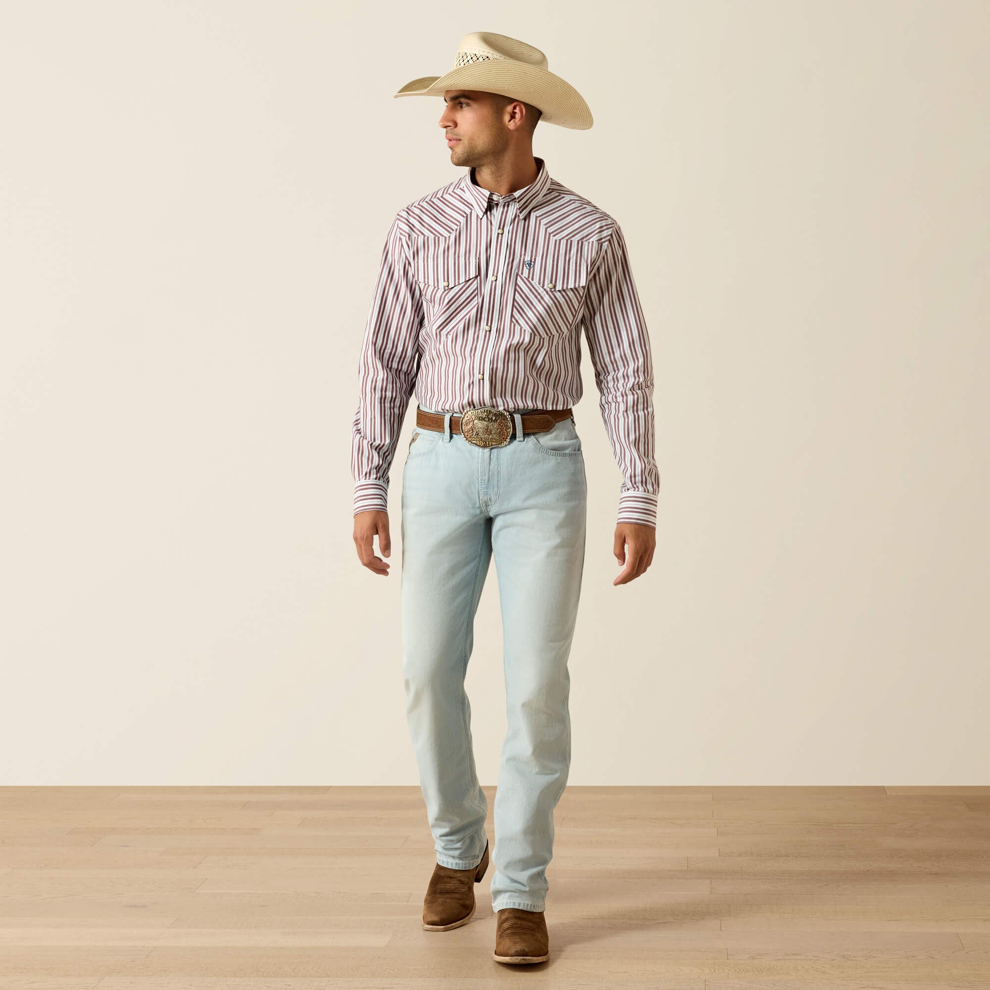 Ariat Pro Series Trae Fitted Snap Shirt Men