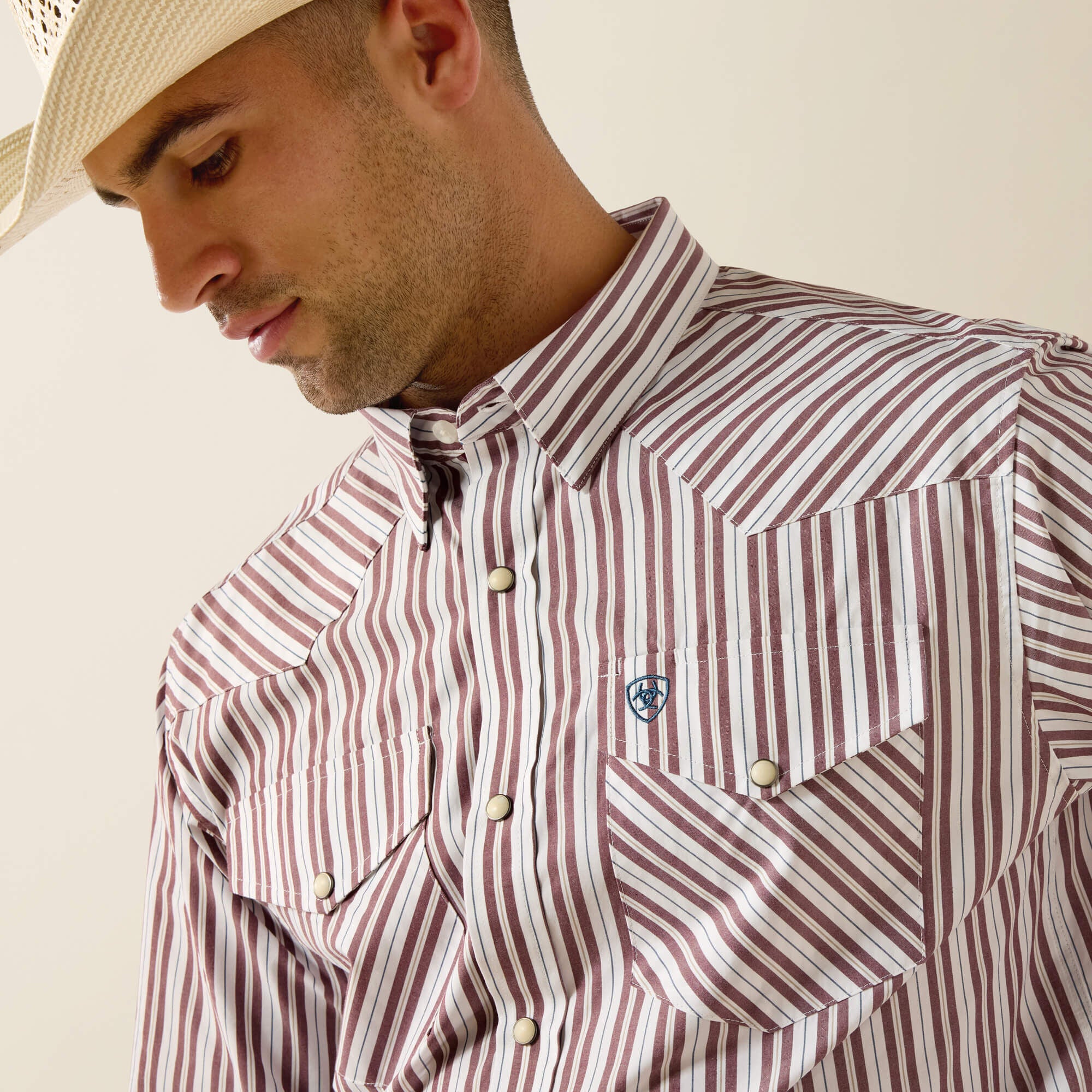 Ariat Pro Series Trae Fitted Snap Shirt Men