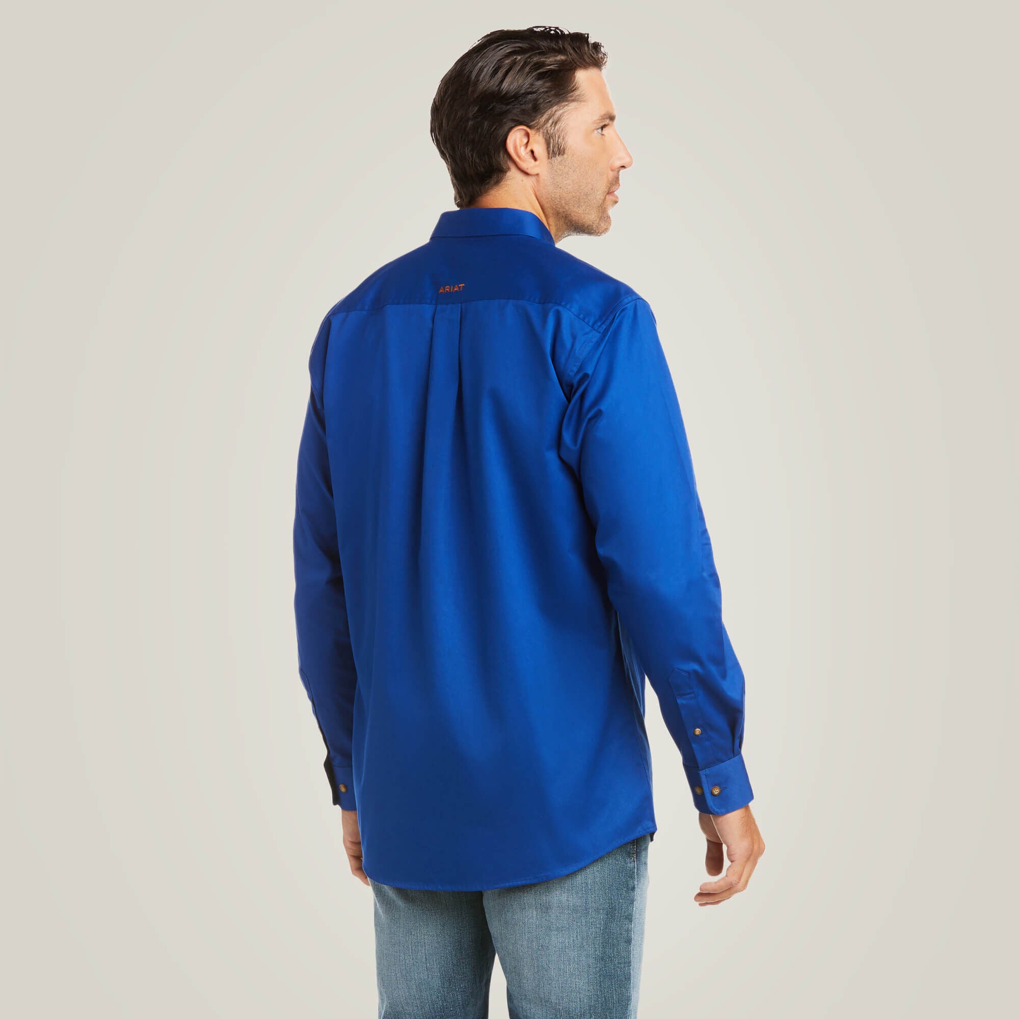 Ariat Solid Twill Fitted Shirt Men