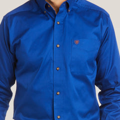 Ariat Solid Twill Fitted Shirt Men