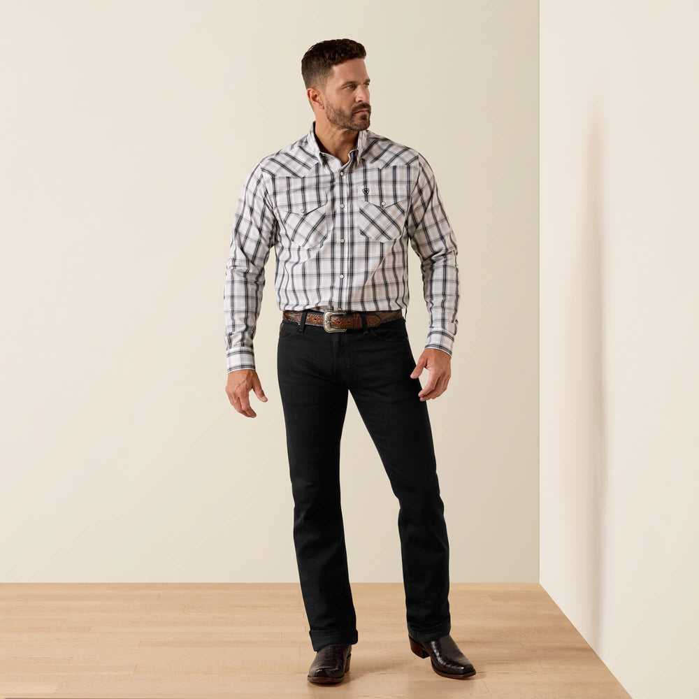 Ariat Wrinkle Free Ari Fitted Snap Shirt Men