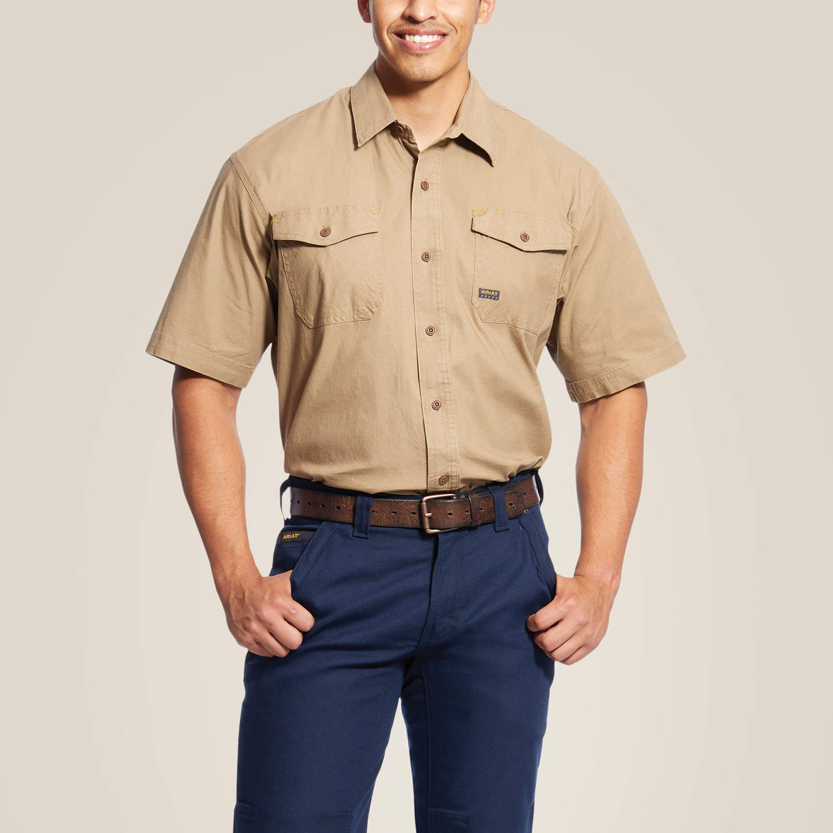 Ariat Rebar Made Tough DuraStretch Work Shirt Men