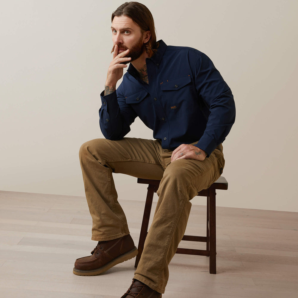 Ariat Rebar Made Tough VentTEK DuraStretch Work Shirt Men