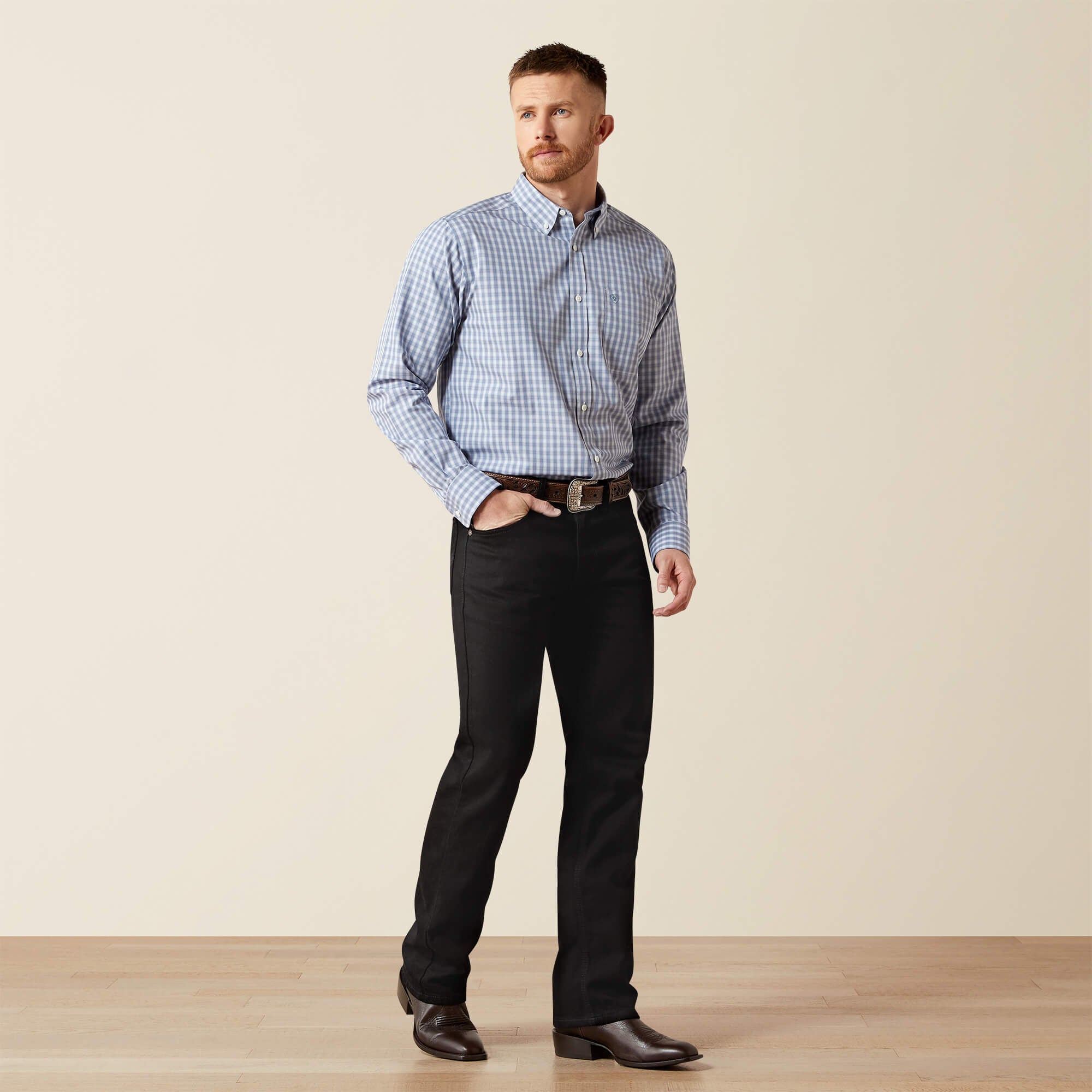 Ariat Wrinkle Free Brett Fitted Shirt Men