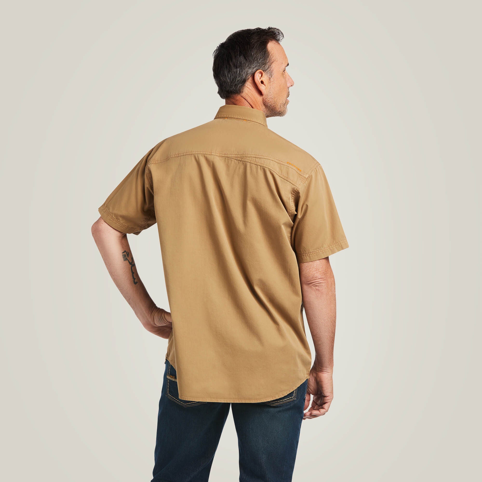 Ariat Rebar Washed Twill Work Shirt Men