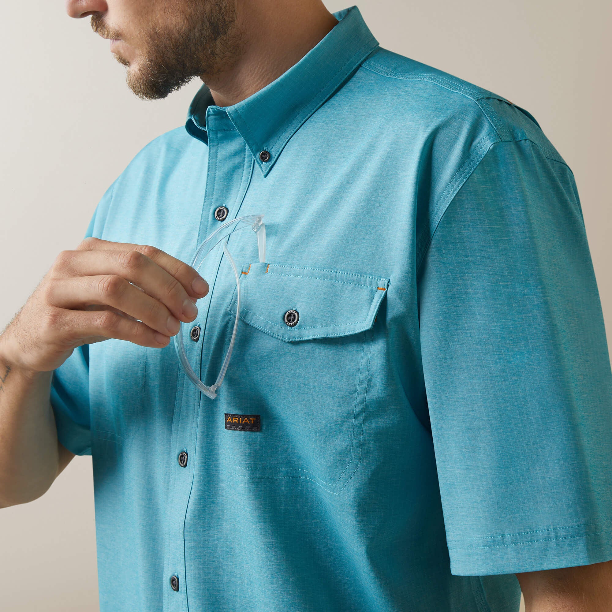 Ariat Rebar Made Tough VentTEK DuraStretch Work Shirt Men