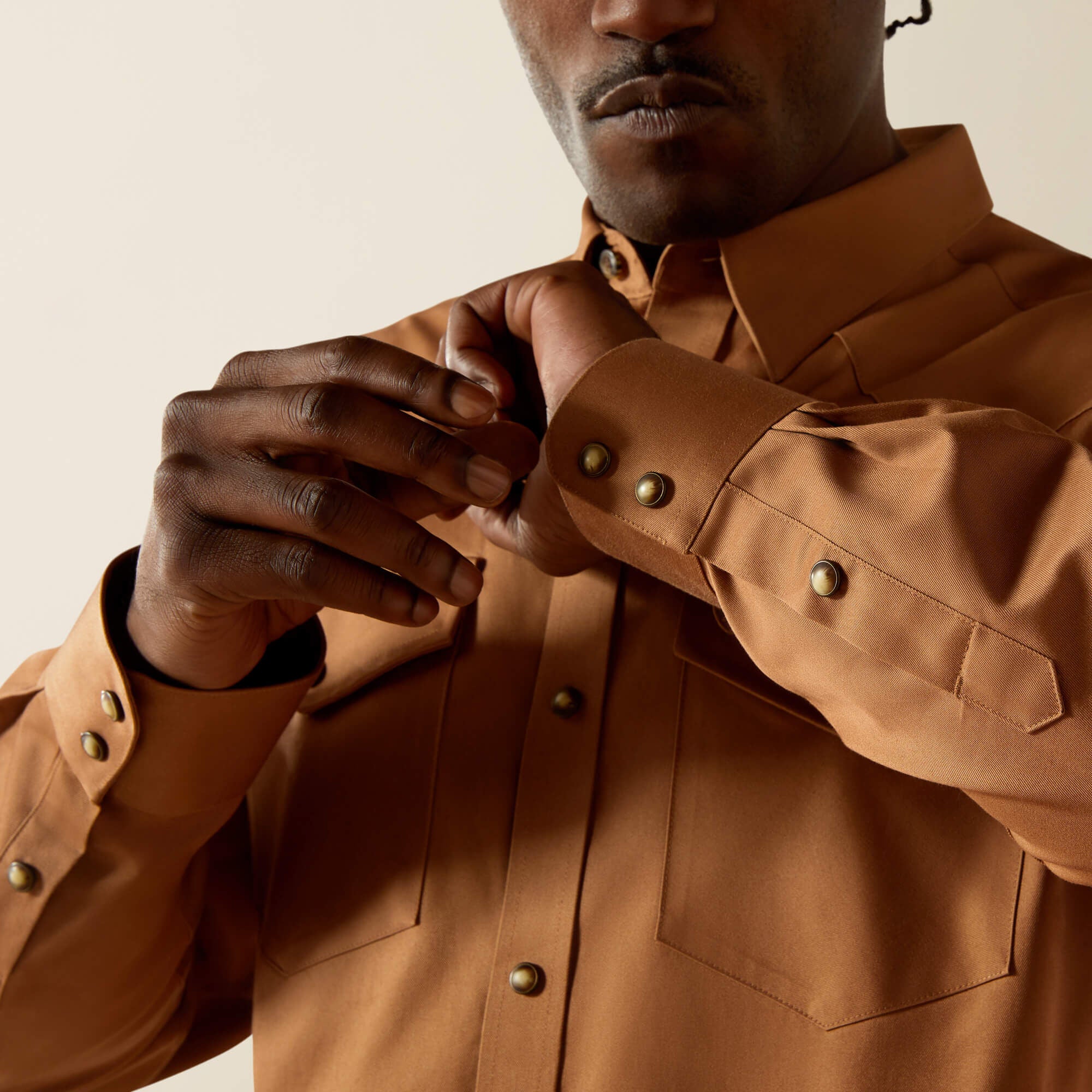 Ariat Solid Twill Classic Fit Shirt Men