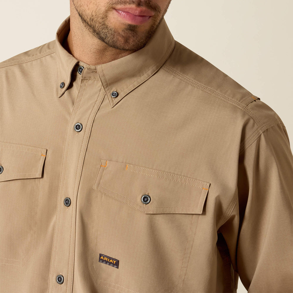 Ariat Rebar Made Tough VentTEK DuraStretch Work Shirt Men