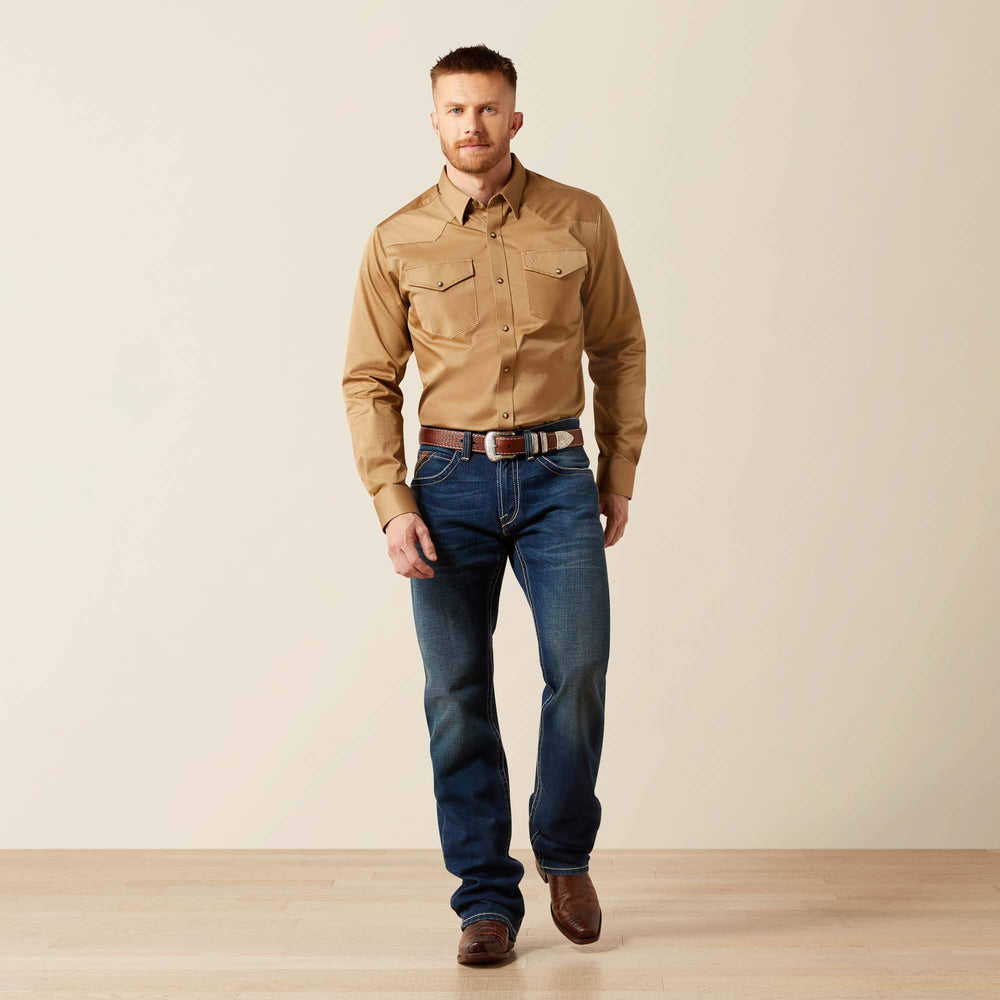 Ariat Solid Twill Fitted Shirt Men